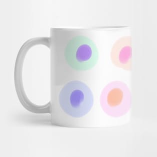 Colorful abstract circle art Mug